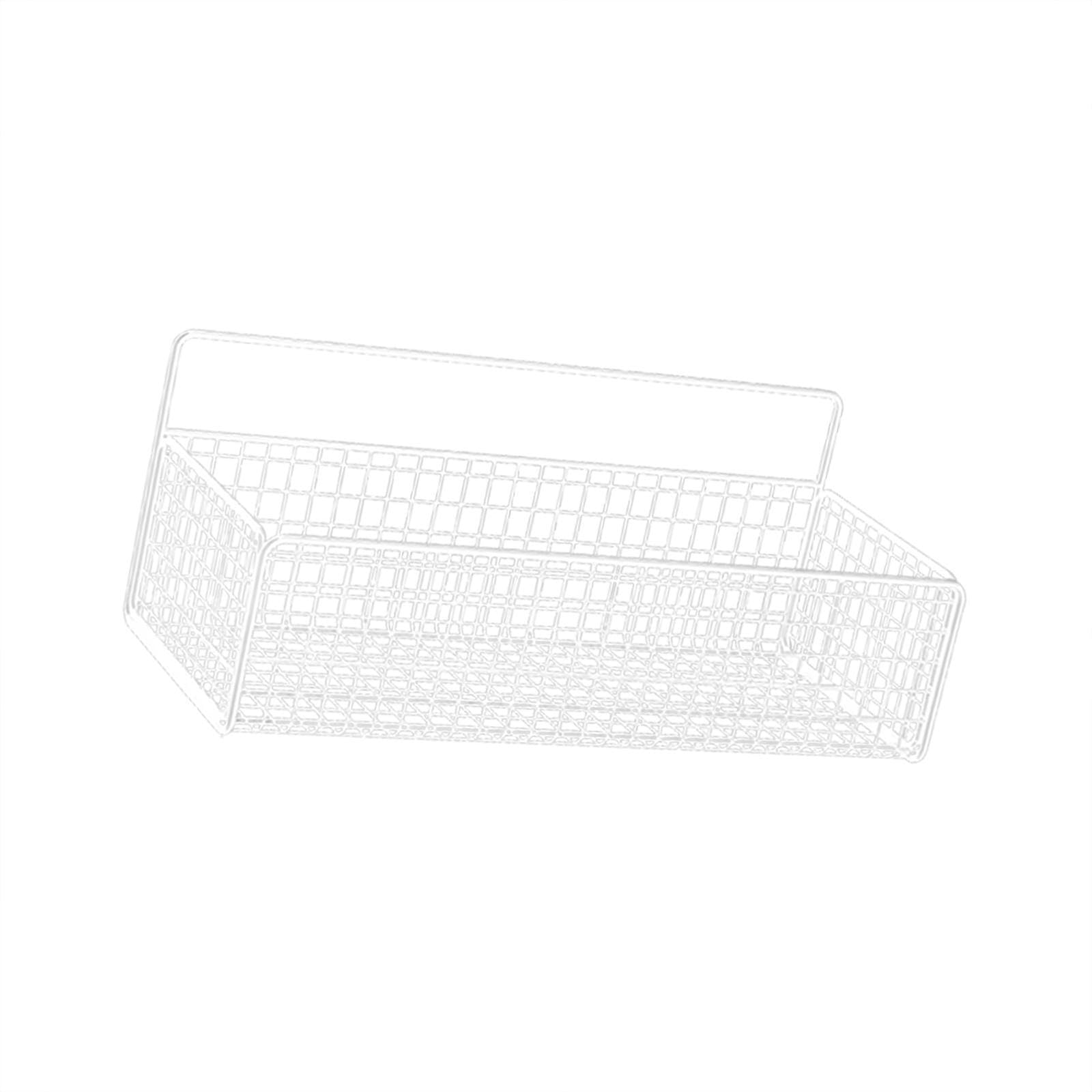 TWISAXC Sturdy Hanging Wall Basket Designed To Provide Convenient Storage Options For Fruits Vegetables Keeping Stored Fruits And Vegetables Fresh. Sturdy, White, L