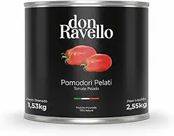 Molho De Tomate Pelado Pomodori Pelati Don Ravello 2,55Kg