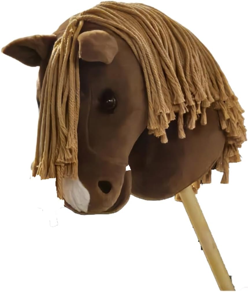 Equimed Standard Hobby Horse 'Jackpot Kid-Friendly Realistic Toy Pony Exercise Toy (Jackpot)