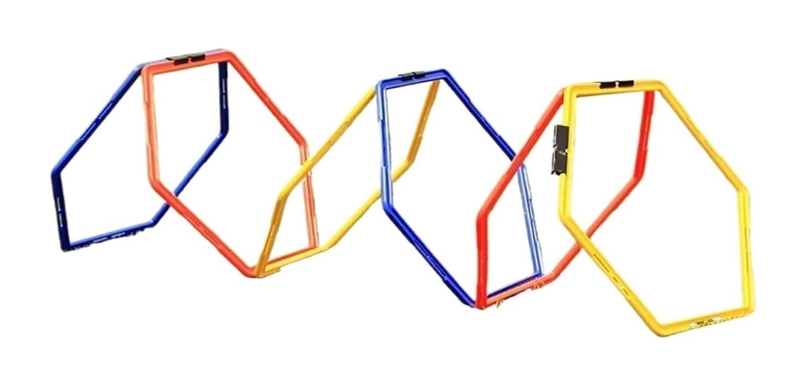 Zestaw pierścieni rzucania rzucanie pierścieniami, Pierścienie Agility Multicolor 56,5 cm, 6 sztuk do treningu pracy nóg
