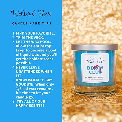 Walter & Rosie Candle Co. - Beach Club 11oz Candle - Scented Candles Inspired by Disney Scents - Smell Like Disney Resorts - The Happiest Scents on Earth - Soy Blend - Burns up to 40 Hrs - Image 5