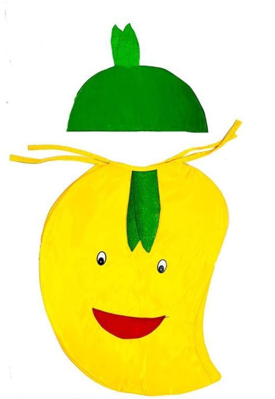 CHRISLEY ENTERPRISES Polyester Mango Fruit Fancydress Costume For Kids(Mango Cutout ,Cap And (2-4 Years) (B0BRL6LSH8) Amazon Price History, Amazon Price Tracker