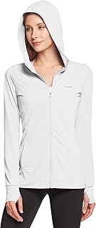 TSLA Women's UV Protection Outdoor Shirt, Lightweight Long Sleeve Workout Shirts Top, Full Zip Shirt with Pockets