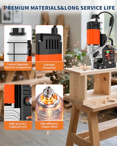 Garvee Magnetic Drill, 1850W 2" Boring Diameter thumbnail 5