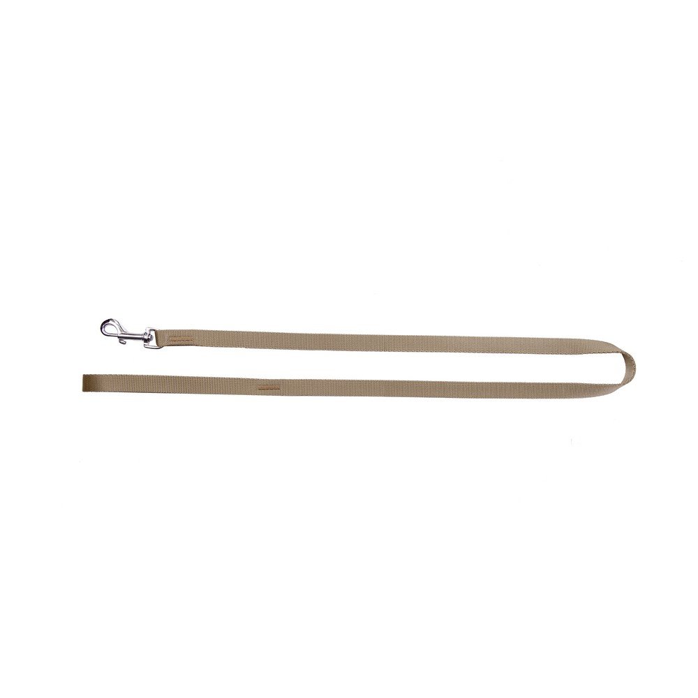 Dingo Khaki Leash Very Light Anti-Slip Material for Easy Dog Stop Strong and Durable 10096, 2 x 130 cm