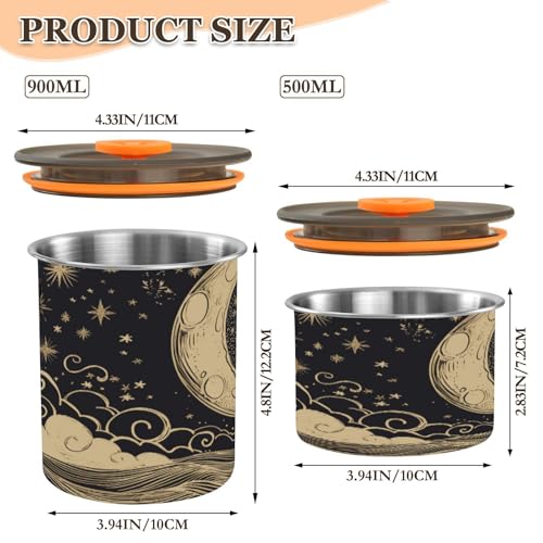 Recipiente Hermético para Café de Acero Inoxidable 30oz miniatura 2
