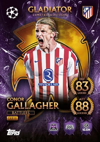Image of Topps UEFA Champions League Match Attax 2025-26 Trading and Collectible Card Game (Mega Pack Gladiators - Battlers)