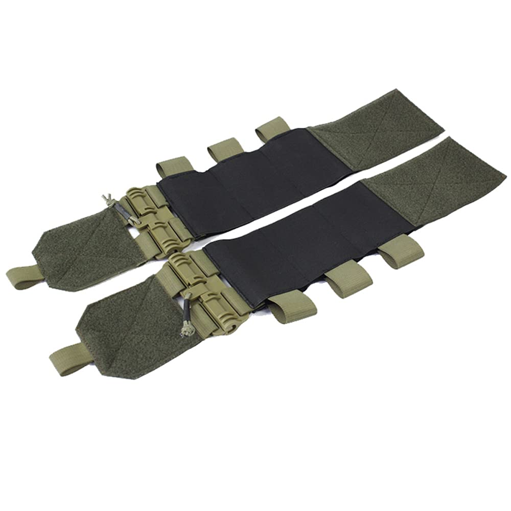Elastic Cummerbund for Vest Quick Release Tactical Stretch Cummerbund w/3 x AR Mag Pouches