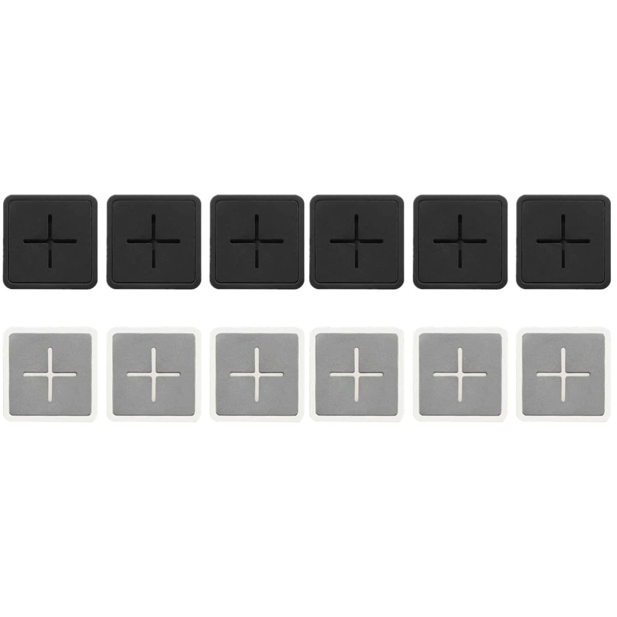 jojofuny 12piezas Ganchos Para Toallas Autoadhesivos De Abs Para Cocina y Baño Para Colgar Toallas y Paños De Cocina Diseño y Seguro