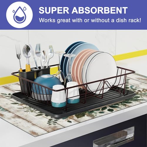 Image of HOMETITUTE Highland Cow Welcome Stove Cover 28x20 Diatomite Mat | Electric stove decoration