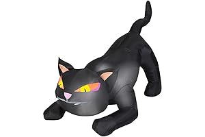 Black Cat Christmas Inflatable