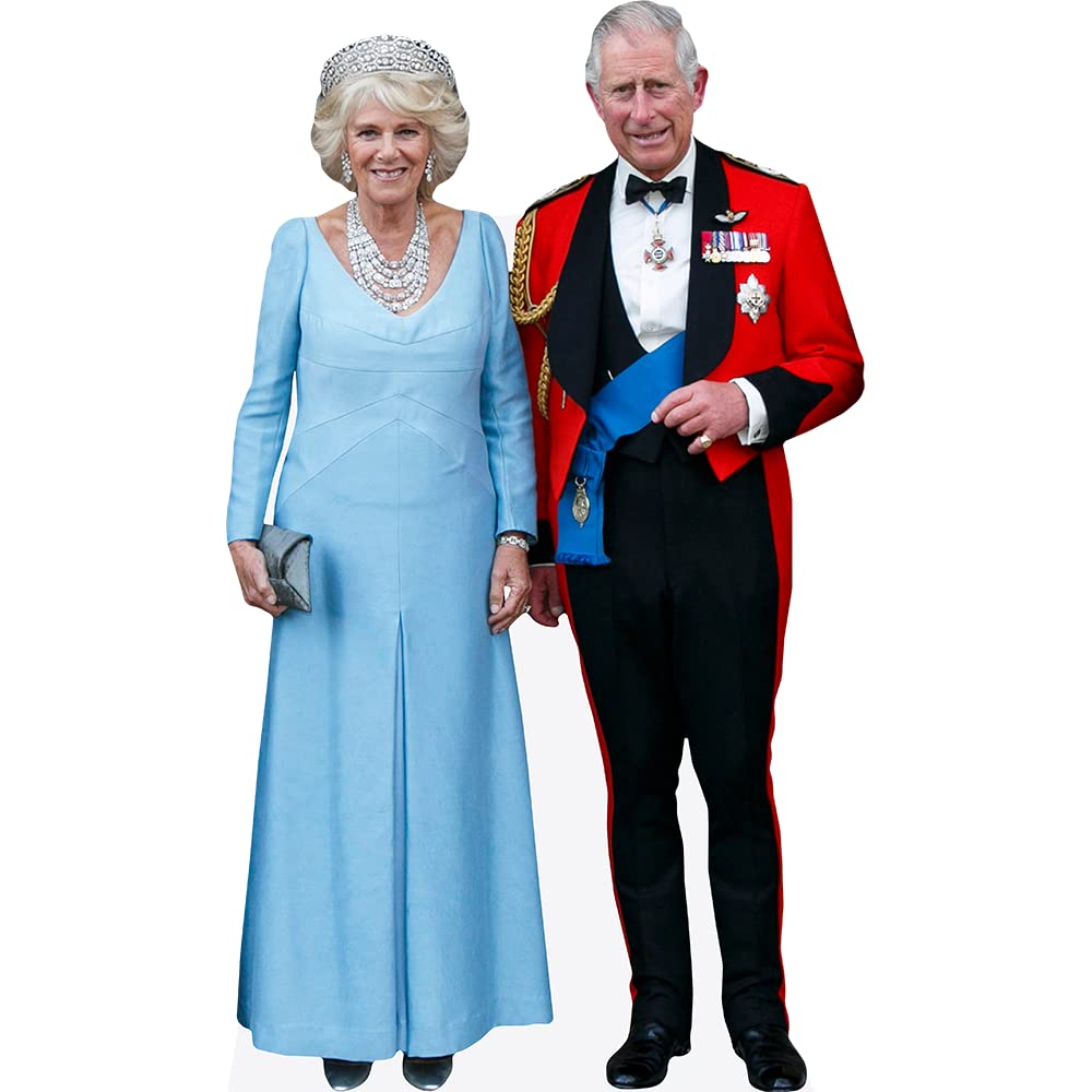 Celebrity Cutouts Lifelike Hm King Charles Iii And Camilla Queen Consort (Duo 1) Mini Celebrity Cutout