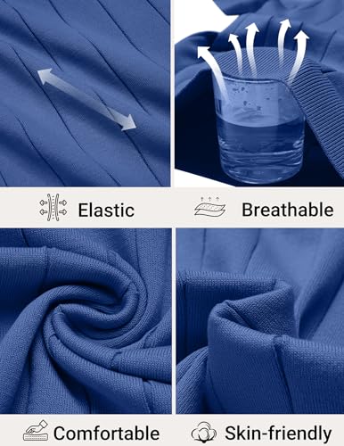 Image of COOFANDY Mens Polo Shirts Short Sleeve V Neck Knit Shirts for Men Casual Old Money Clothes Mens Golf Shirt