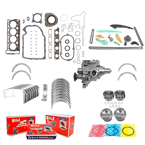 DNJ EK805BM Master Engine Rebuild Kit for 2009-2013 Audi A4, A4 Quattro, A5 2.0L L4 16V DOHC 1984cc
