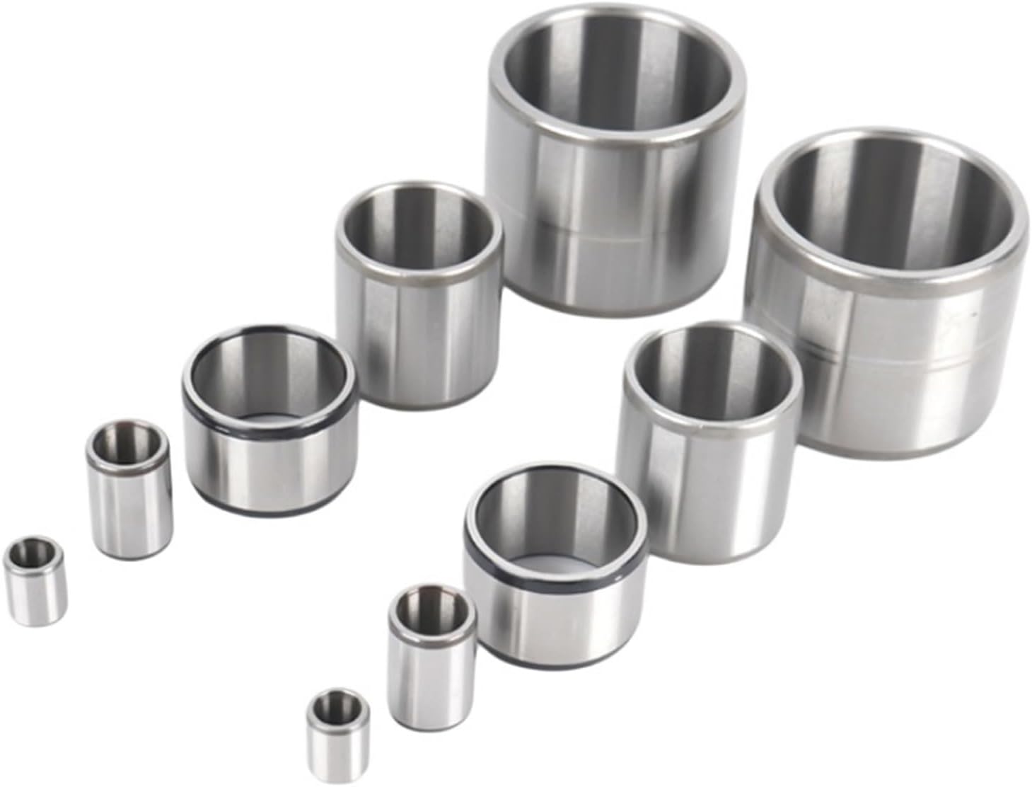 1PCS Inner Diameter 4MM Outer Diameter 5 6 8MM Bearing Steel Bushing Wear-Resistant Sleeve(ID4xOD8xL10MM)