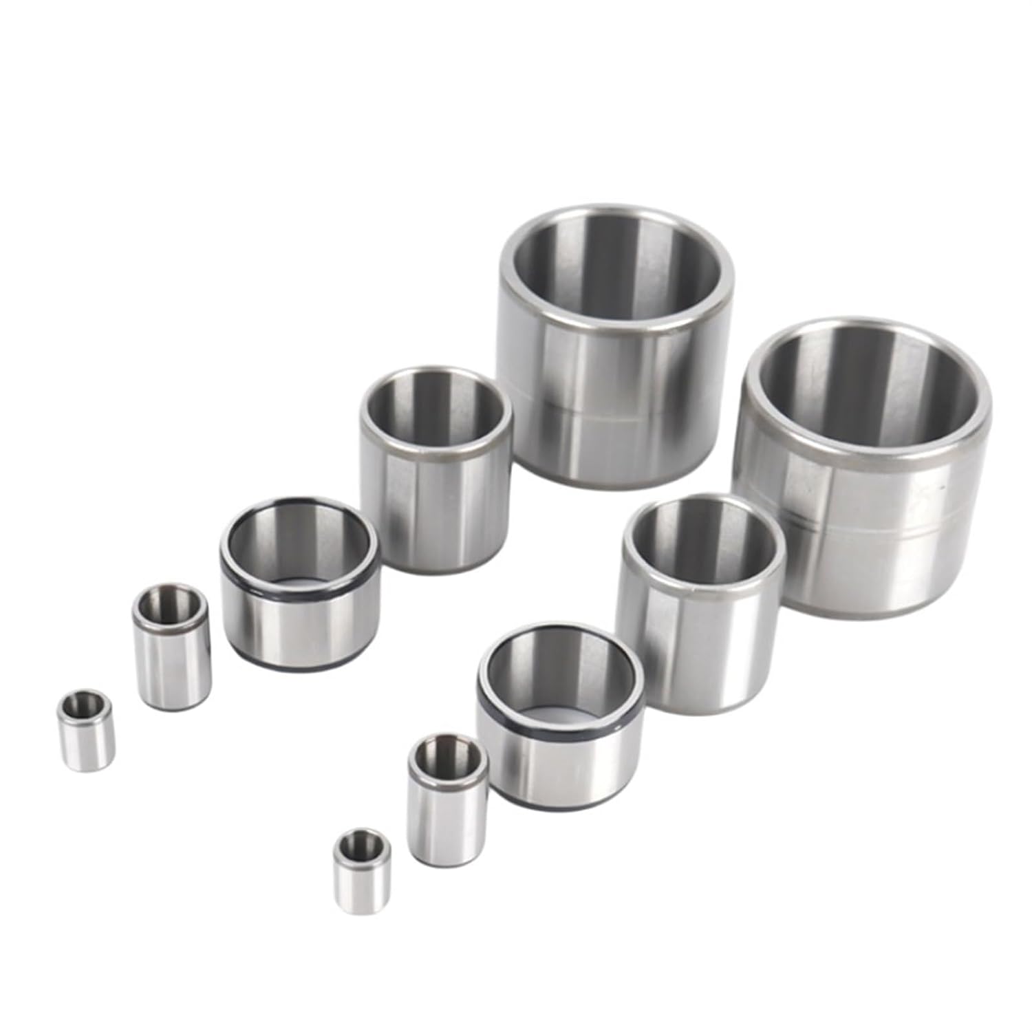 1PCS Inner Diameter 7MM Outer Diameter 9 10 11 MM Bearing Steel Bushing Wear-Resistant Sleeve(ID7xOD10xL12MM)