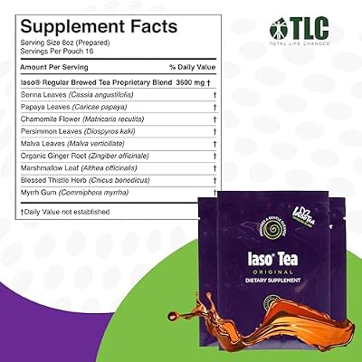 Iaso Brewed Tea (Original) - TLC Cleansing Tea & Refreshing Drink Formula for Balanced Lifestyle - 10 Convenient Sachets (5 Packs)
