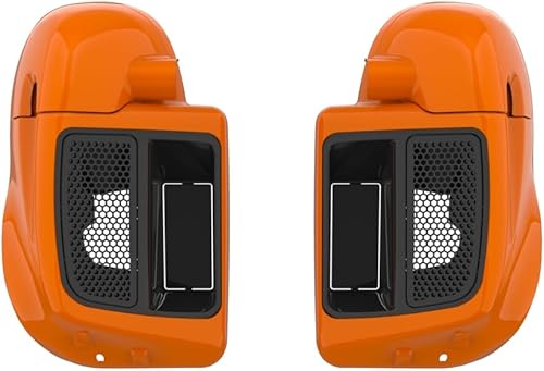 Miniatura 38 de Moto Onfire River Rock Gray (brillante) carenados inferiores aptos para H-D Touring Street Road King Glide FLTR 2014-2023, kits de calentadores