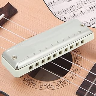 Dilwe Harmonica, Blues Harmonica 10 Trous Mouthorgue F Key Portable Couverture en Acier Inoxydable Haute Brillance pour… - Les Beatles, Paul McCartney, John Lennon, RIngo Starr, George Harrison Dilwe Harmonica, Blues Harmonica 10 Trous Mouthorgue F Key Portable Couverture en Acier Inoxydable Haute Brillance pour… – Image 3