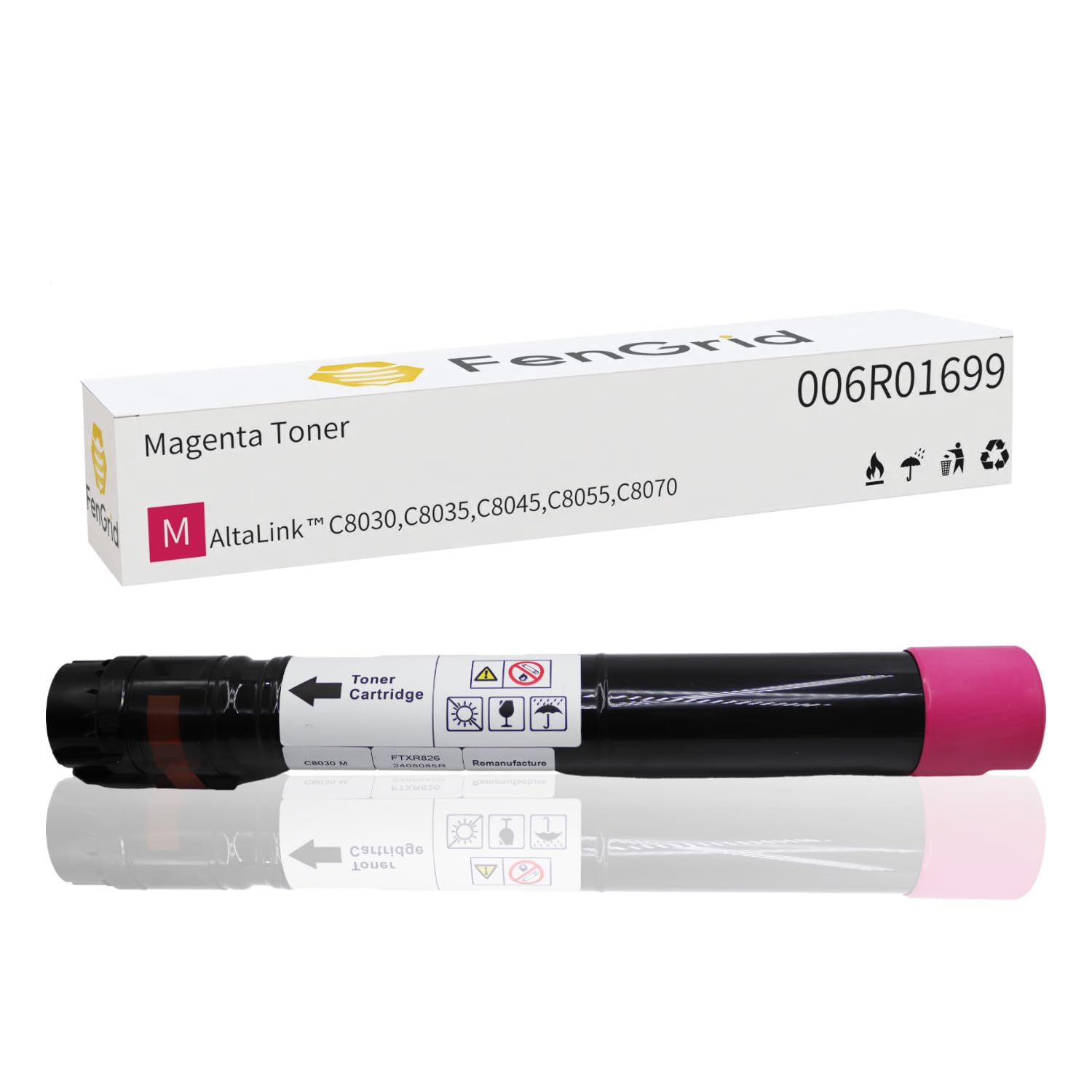 AltaLink C8030 C8035 C8045 C8055 C8070 Toner Cartridge Magenta 006R01699 Compatible with Xerox AltaLink C8030 C8035 C8045 C8055 C8070 (15,000 Pages)