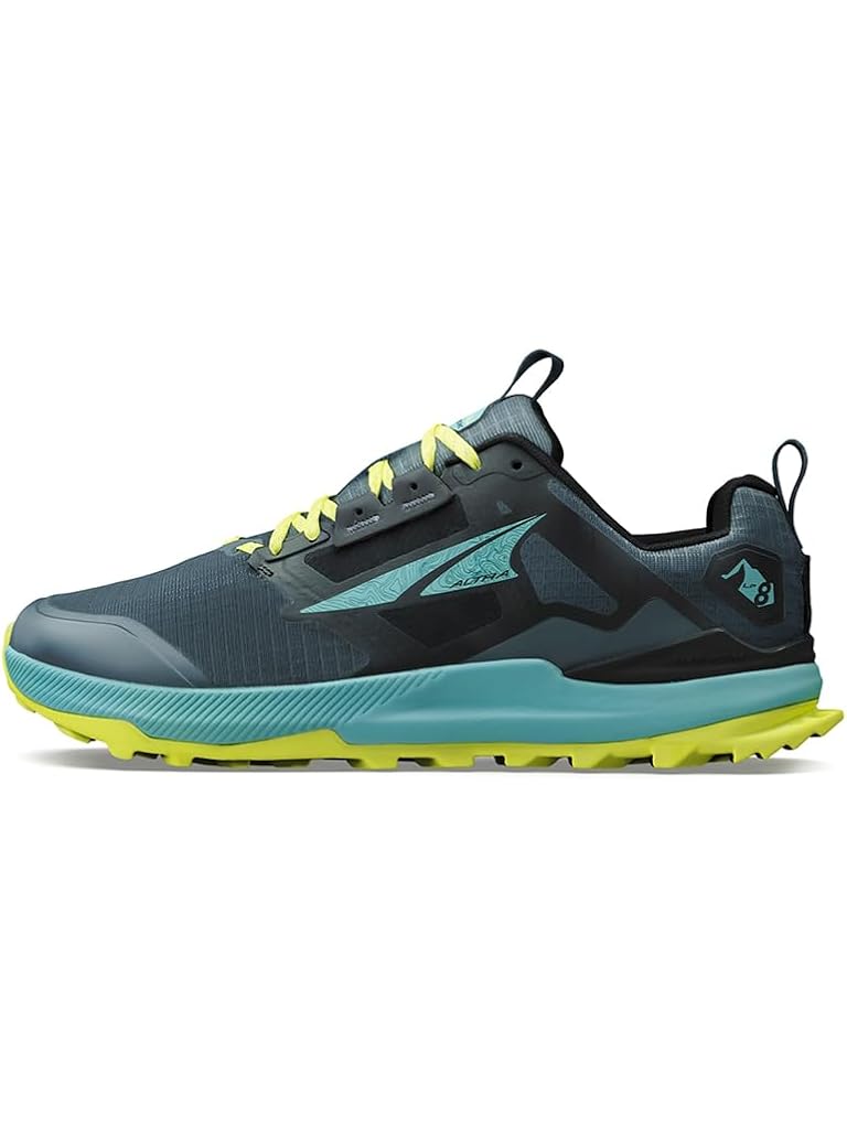 Altra Lone Peak 8 in Dark Teal/Lime