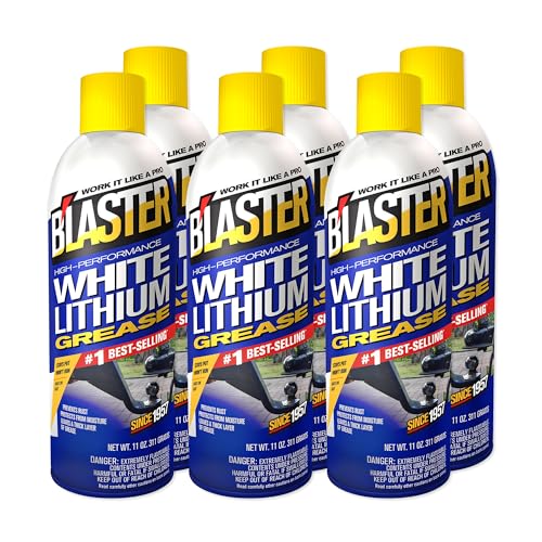 Squeak/Creak Noise from Rear Suspension - 2018-2021 Buick Cadillac Chevrolet GMC 6 B’laster White Lithium Grease Spray – High-Performance Lithium Grease Spray – Helps Protect Against Moisture & Oxidation - Reduces Friction & Leaves a Durable Lubricating Layer – 11 oz (Case of 6)