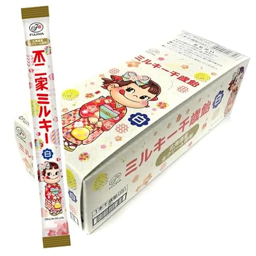 不二家 ミルキー 千歳飴 白 20本 - 不二家 - 商品画像