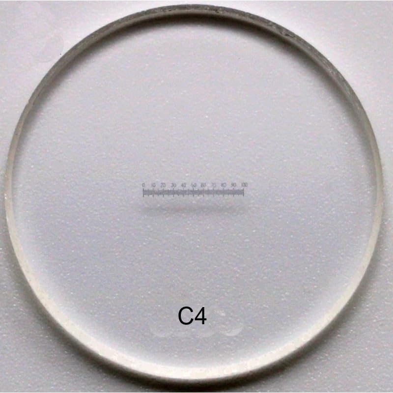 Règle d'étalonnage du réticule de précision supérieure et micromètre de scène C2