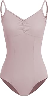 Maillot Danza Ballet sin Mangas Leotardos Gimnasia Ritmica para Mujer