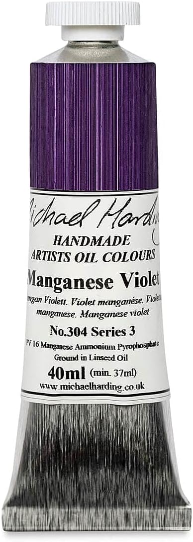 Michael Harding Artist Oil Colours, Manganese Violet, 40ml Tube, 30440