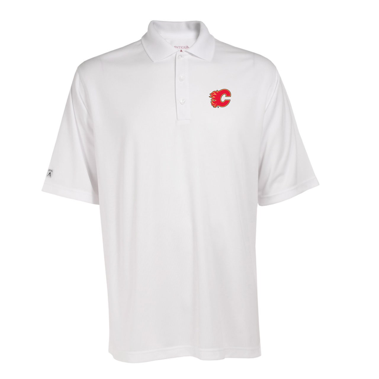 NHL Calgary Flames Exceed Desert Dry Xtra-Lite Short Sleeve Polo Men's