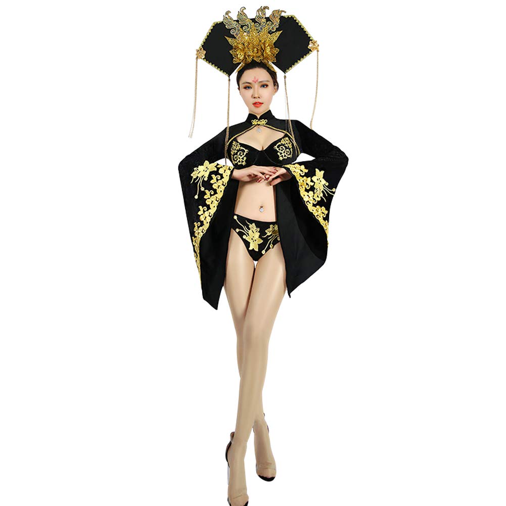 Amazon.co.jp: MIAOMISE ダンス衣装 レディース ポールダンス衣装