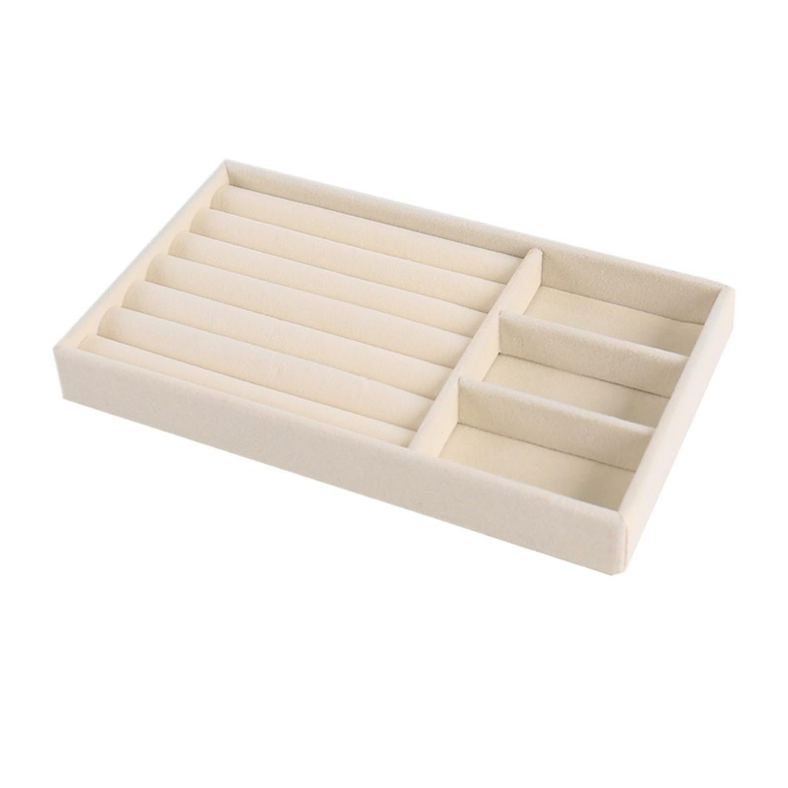 YUSUZH Jewelry Organizer Storage Tray Display Ring Bracelet Necklace Box Showcase Drawer Trays for Rings, Earrings