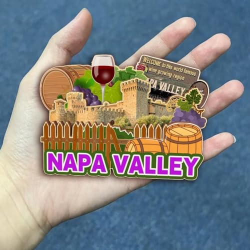 Imán decorativo de madera trip souvenir 3D rectangular miniatura 2