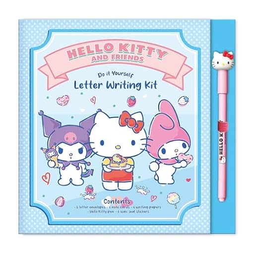 Lisciani - Hello Kitty and Friends – Set De Papelería para Niñas A Partir De 6 Años – Incluye Sobres, Tarjetas, Hojas De Carta, Pegatinas Y Bolígrafo – Juego Creativo De Escritura Y Regalo Infantil | Ya disponible en tu tienda friki favorita! En mundofriki.es!