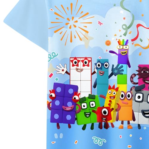 Casual Short Sleeve Shirt Toddler Boys Girls Round Neck Tshirt Kids Summer Outfit3