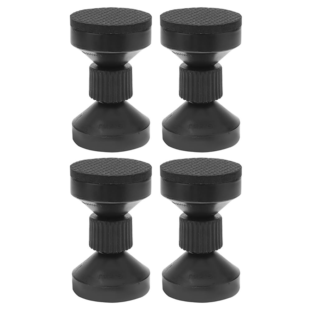 Cabilock 4pcs Adjustable Headboard Stoppers Bed Frame Wall Protectors Anti-Shake Tool for Stable Bed Support Threaded Bed Stoppers to Prevent Movement and Squeaking