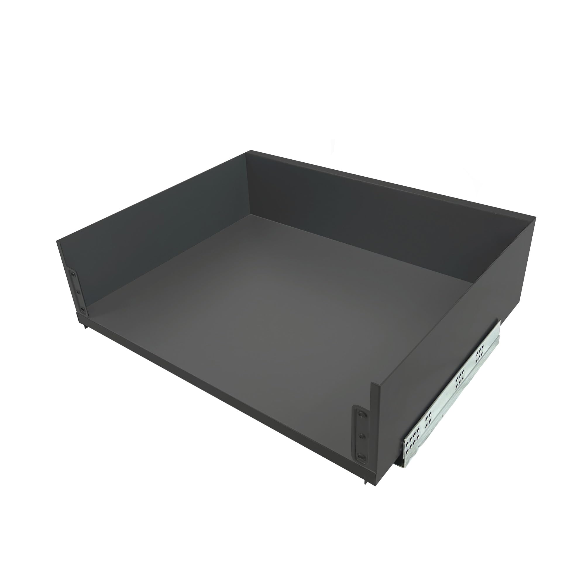 450D x 122H x 464W Ultra Slim Soft Close Drawer System, 18mm Wooden Back & Base
