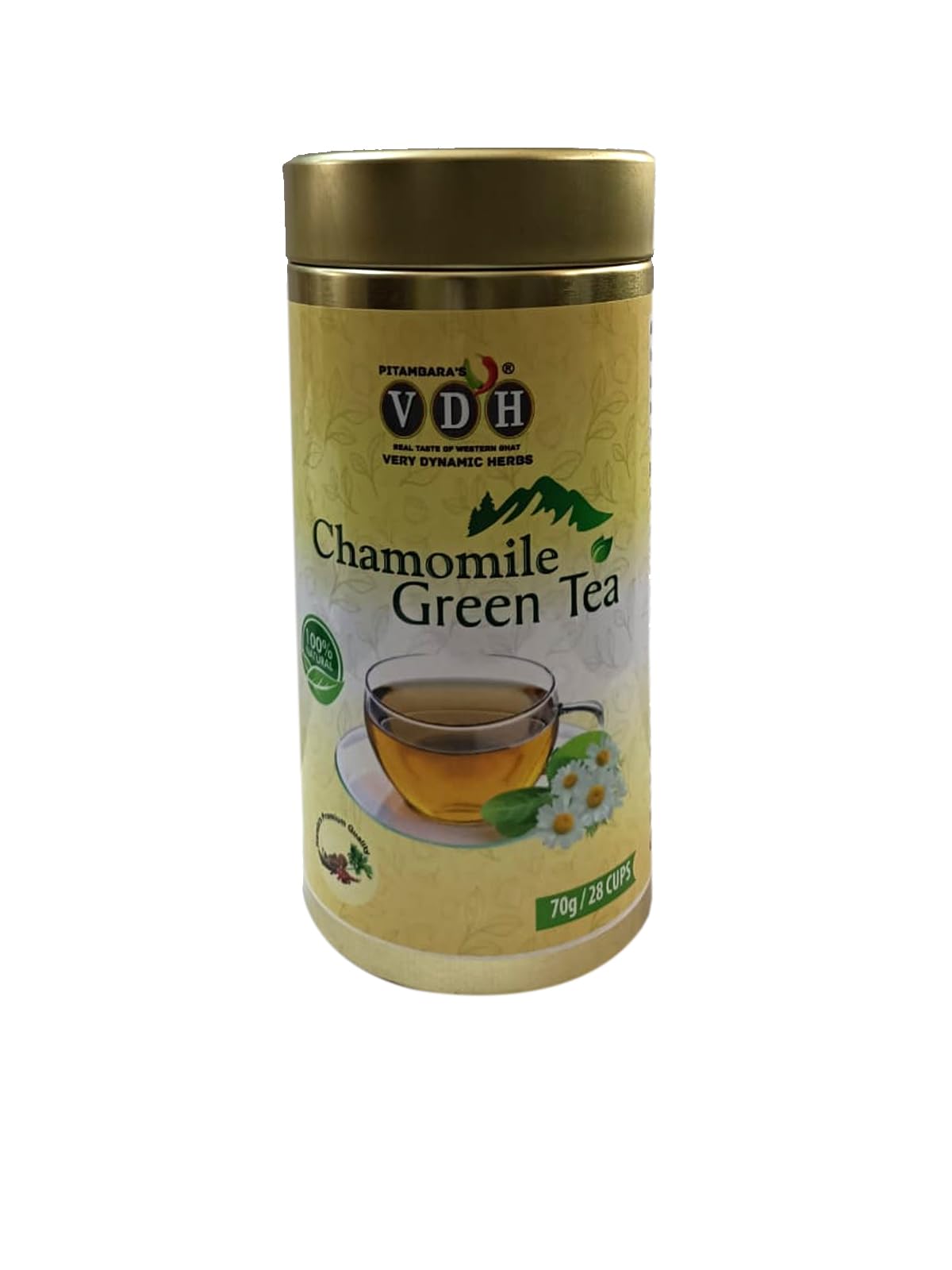 VDH Chamomile Green Tea, 70g (B08WPBY2K1) Amazon Price History, Amazon Price Tracker
