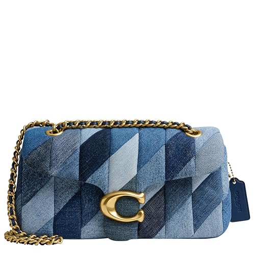 Coach Tabby Shoulder Bag 26 Patchwork, B4/Denim Multi