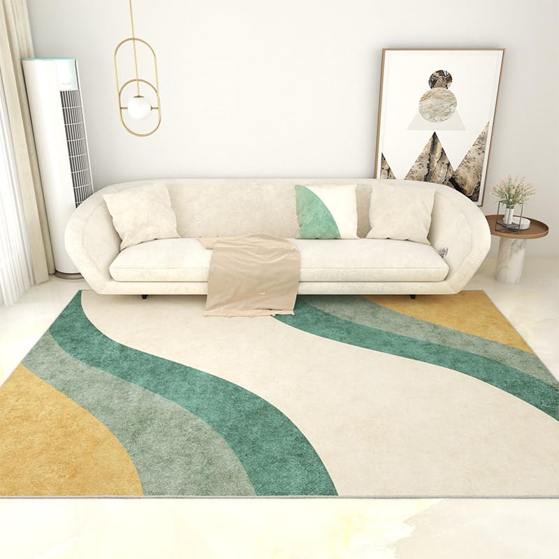 Tapis arc-en-ciel grande surface 100x160cm pour chambre de fille et salon doux
