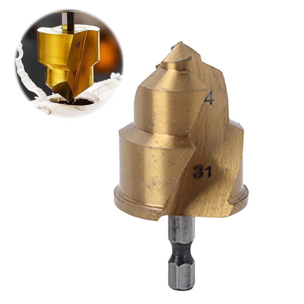 Set 3 Punte Per Trapano A Gambo Esagonale - Per Tubi Idraulici E Lavori Di Espansione - Foto 4