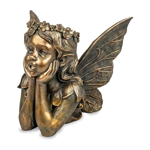 Aquascape Fairy Planter Spitter Fountain, Bronze Cover