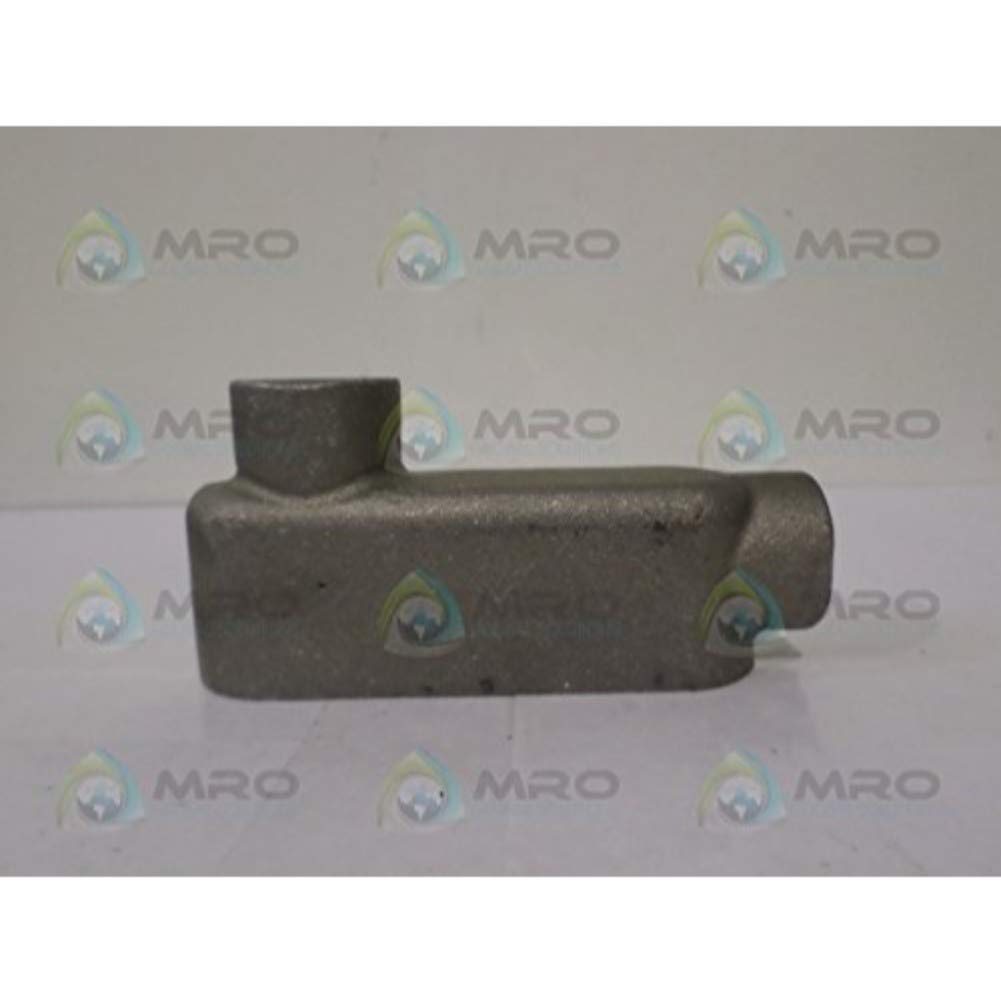 Crouse Hinds 3/4 in. Aluminum; Style Mark 9, LB Shape, Threaded; Condulet Rigid Conduit Body; Natura
