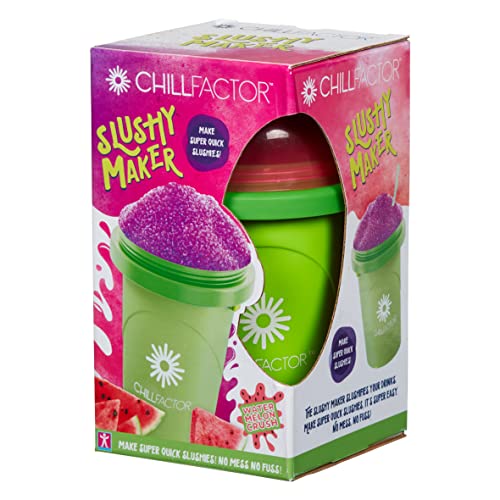 Character Options 07952 ChillFactor Watermelon Crush-Reusable, Homemade Squeeze Cup slushy Maker Kitchen Toys