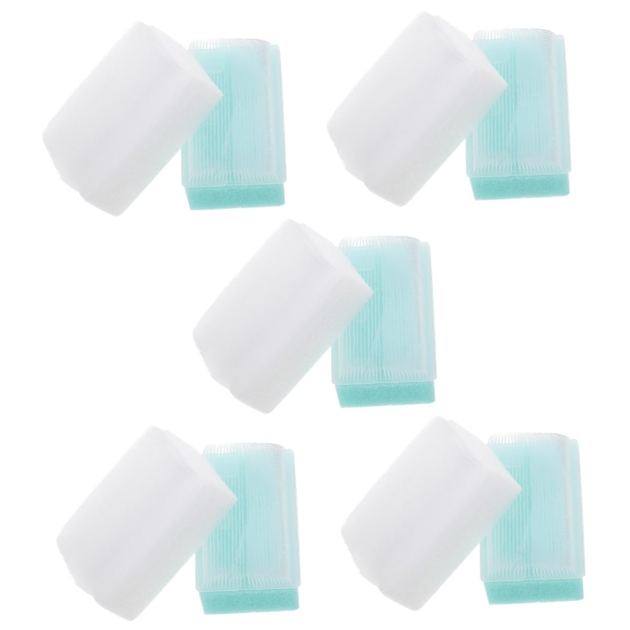 Angoily 10pezzi Spazzole Massaggianti Per Ragazzo Ragazza Da Spazzola Da Bagno Riproponibile Materiale e Spugna Colori e Comoda e Leggera Per La Pulizia Quotidiana e Relax Della