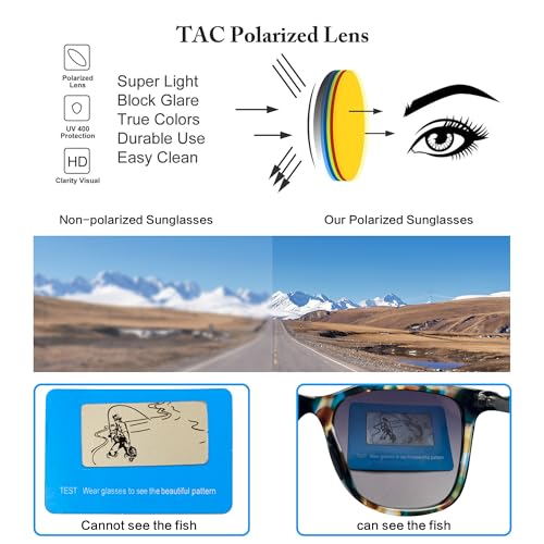 Retro Polarized Sunglasses for Men women UV400 Protection for Driving Fishing Hiking Golf Outdoor Sport Glasses3