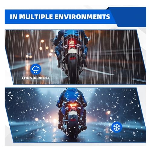 Feu arrière de moto universel pour remplacer un éclairage défectueux et réparer votre stop LED
