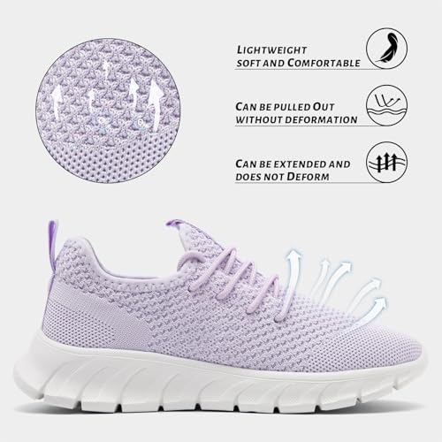 Image of Running Shoes Women Sneakers Tennis Non Slip Walking Gym Workout | Slip on Athletic Breathable Work Comfortable Fashion light Sport Casual jogging hiking Shoe