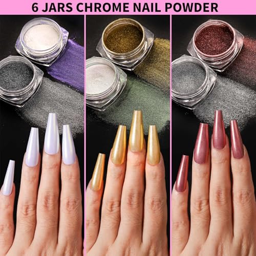 FANDAMEI Nail Art Kit, 54 Piezas con Esmaltes y Brochas miniatura 5